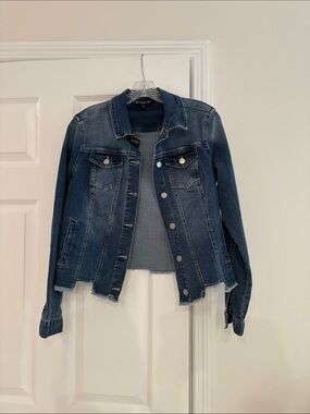 Baccini Dark Blue Denim Jean Jacket